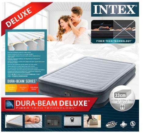 Air Beds 5 Sizes to Choose Intex Fiber Tech Dura Beam Air