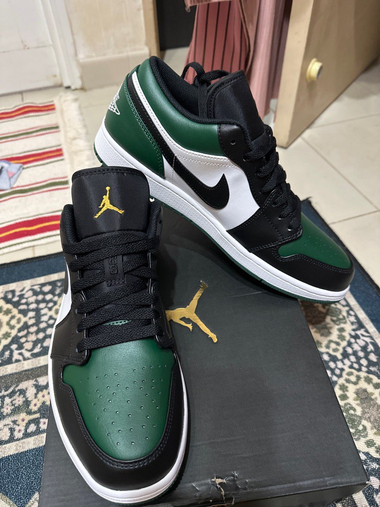 Nike air jordan discount 1 low green