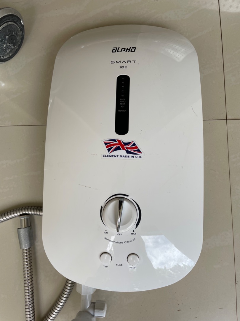 Alpha Smart 18E water heater & shower System, TV & Home Appliances