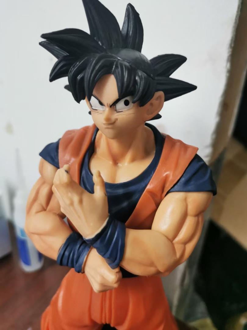 Anime Dragon Ball Z Black hair goku action figure Standing posture goku ...