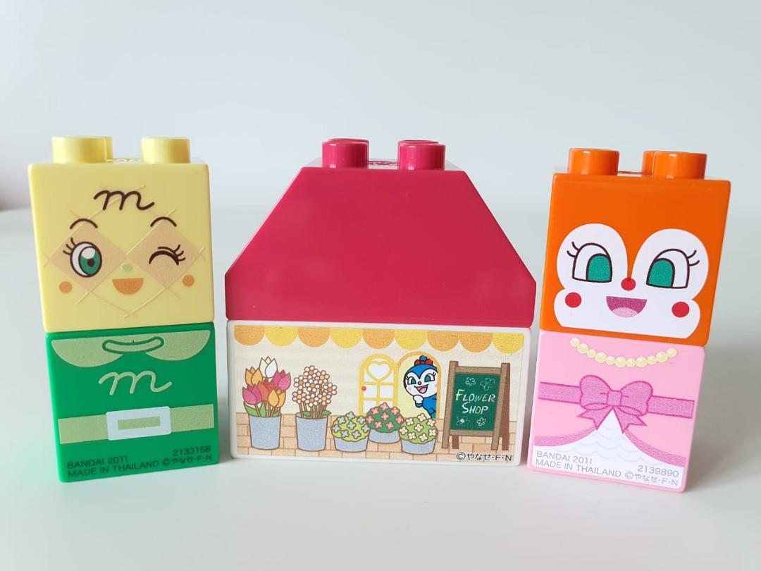 Anpanman Labo blocks - same size as Lego duplo, Hobbies & Toys, Toys ...
