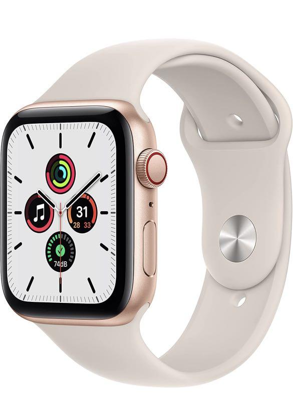 Lowest price Apple Watch SE 44mm Rose GPS Gold Rare Retired brand new Mobile Phones Gadgets Wearables Smart Watches on Carousell
