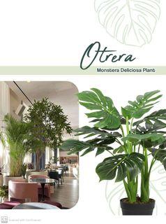 Artificial Plant - Otrera ( fake plant, fake tree, monstera, faux, faux plant, decoration, leaves, pot, decor, articial tree, plastic plant, green, foliage, garden )
