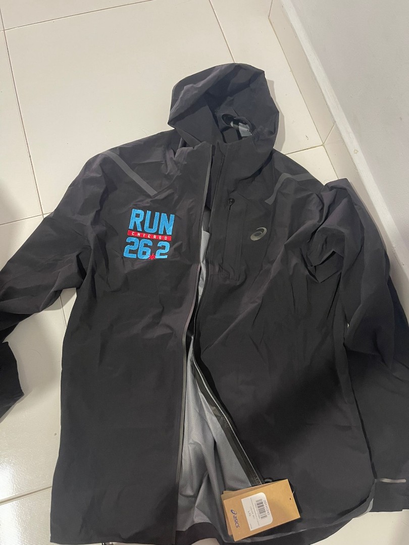 Asics Chicago marathon jacket, Men's Fashion, Coats, Jackets and
