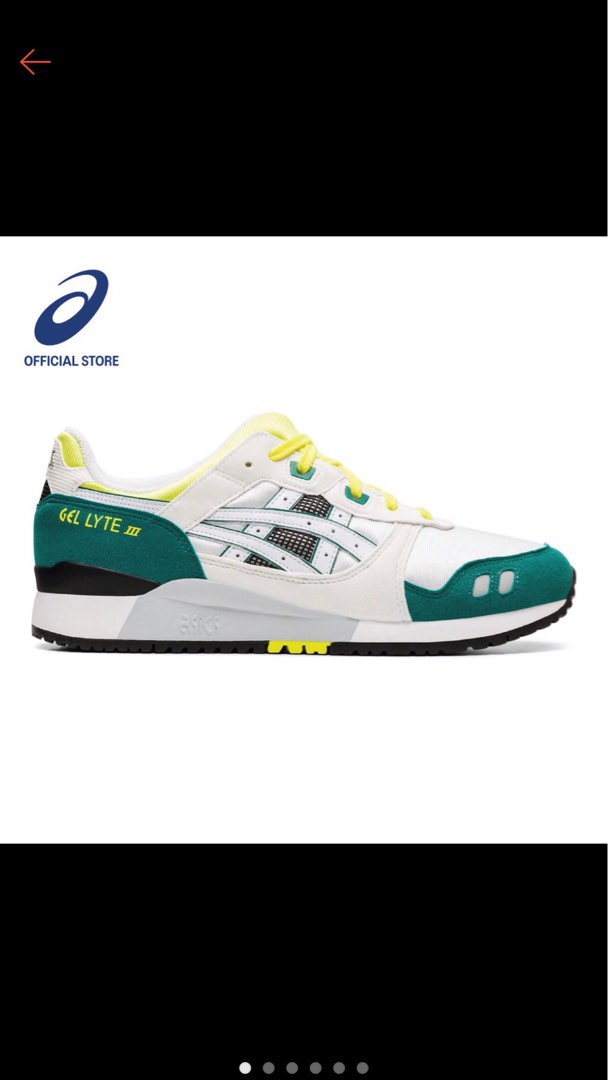 Asics gel lyte 3 white yellow clearance