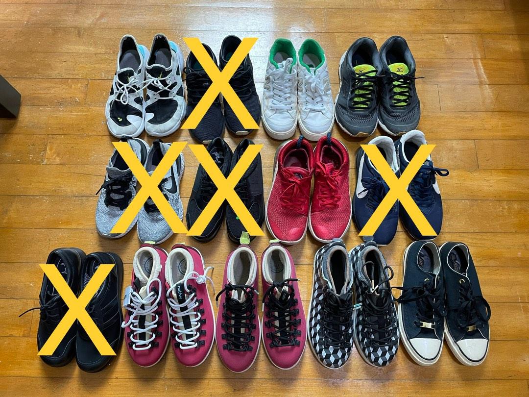 Nike adidas hotsell new balance sneakers
