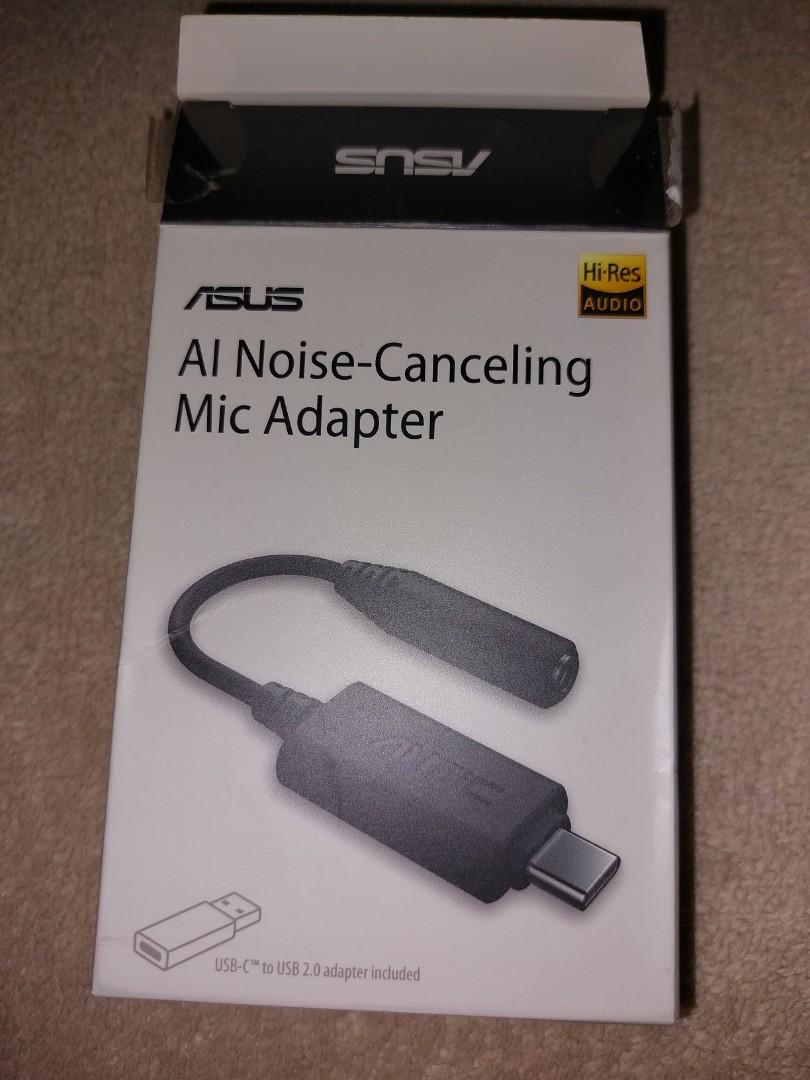ASUS noice canceling mic adapter, Audio, Other Audio Equipment on Carousell