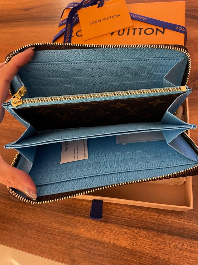 Louis Vuitton [Japan Only] Zippy Wallet, Blue, One Size