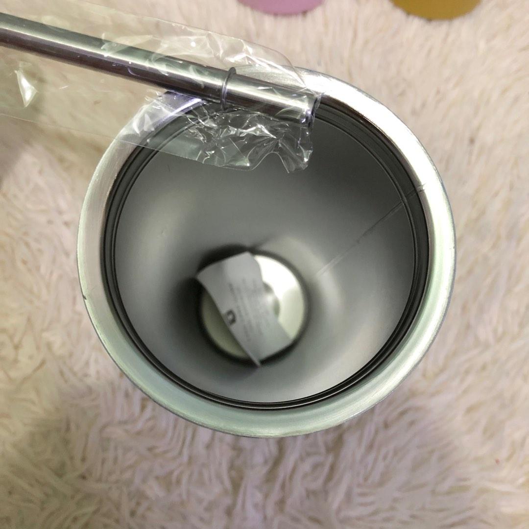 [Authentic] Typo Stainless Steel Tumbler with Straw, Furniture & Home Living, Kitchenware