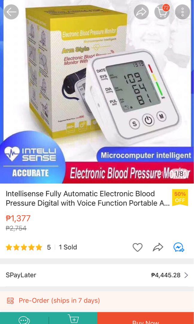 Automatic Electronic Blood Pressure Monitor, Mobile Phones & Gadgets