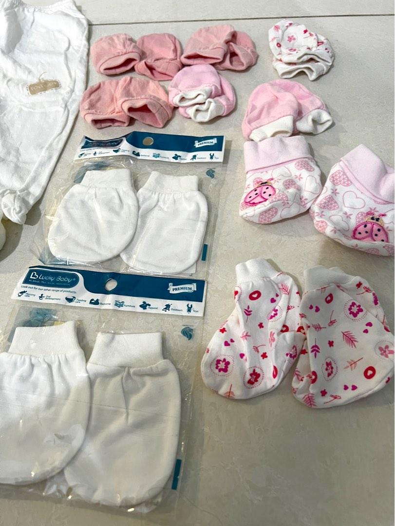 Baby mittens clearance and booties