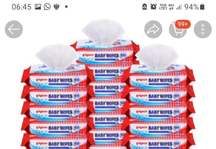 Baby wet wipes for sale