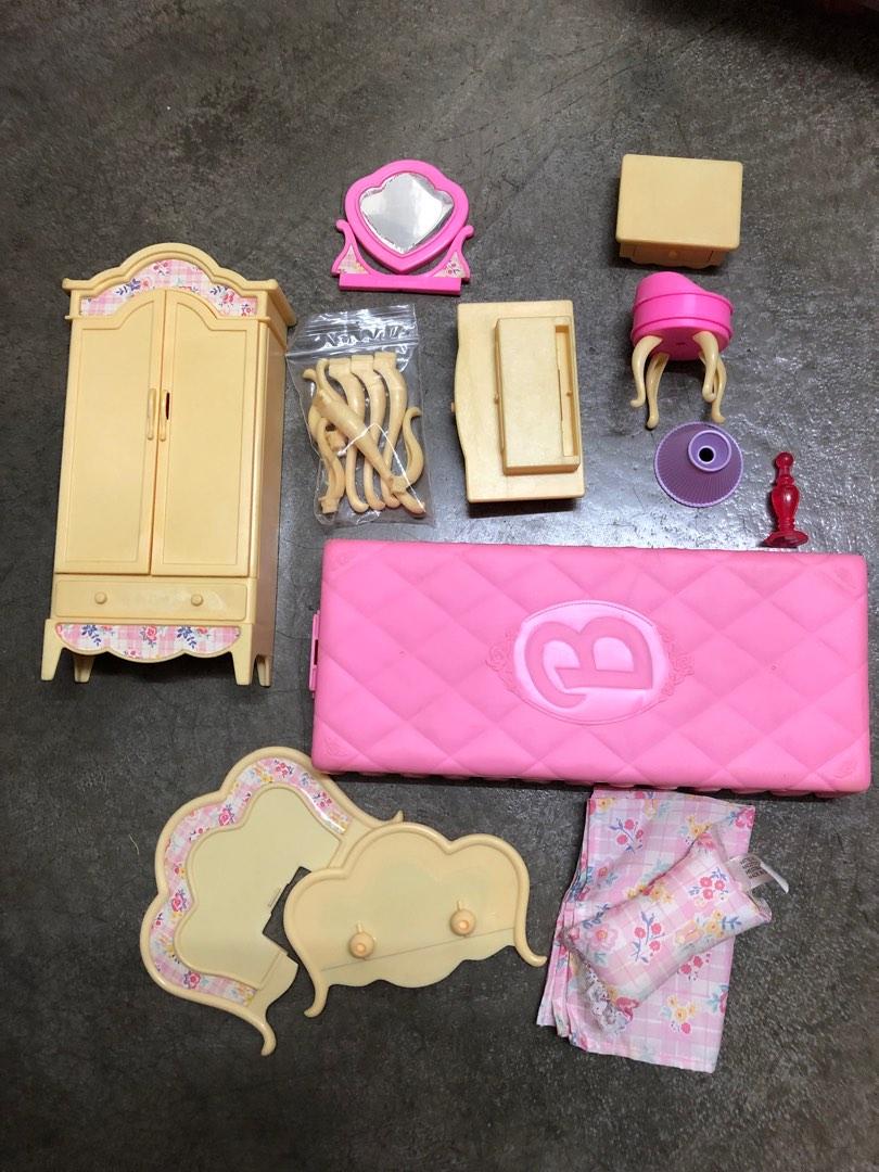 barbie 1990 vintage bedroom set, Hobbies & Toys, Toys & Games on Carousell