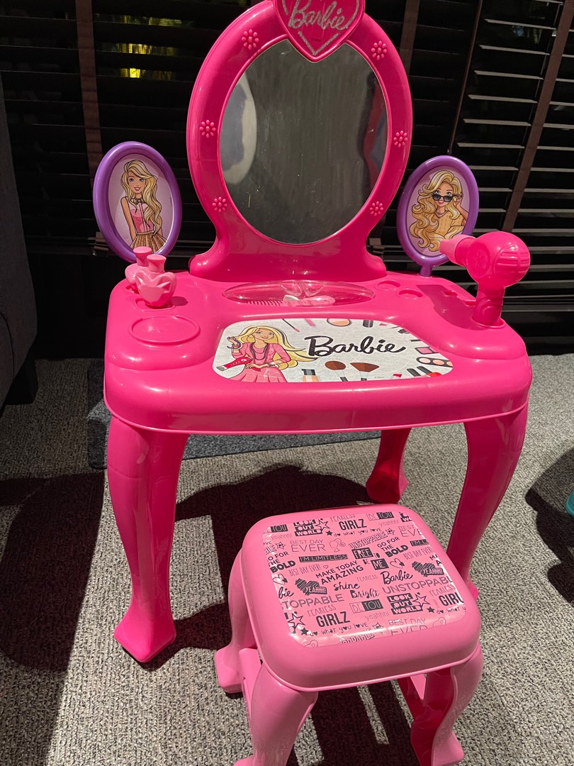 Barbie Vanity Counter, Babies & Kids, Baby Nursery & Kids Furniture