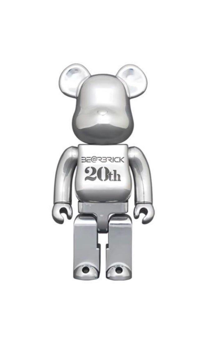 Bearbrick 20th Anniversary Deep Chrome 400%