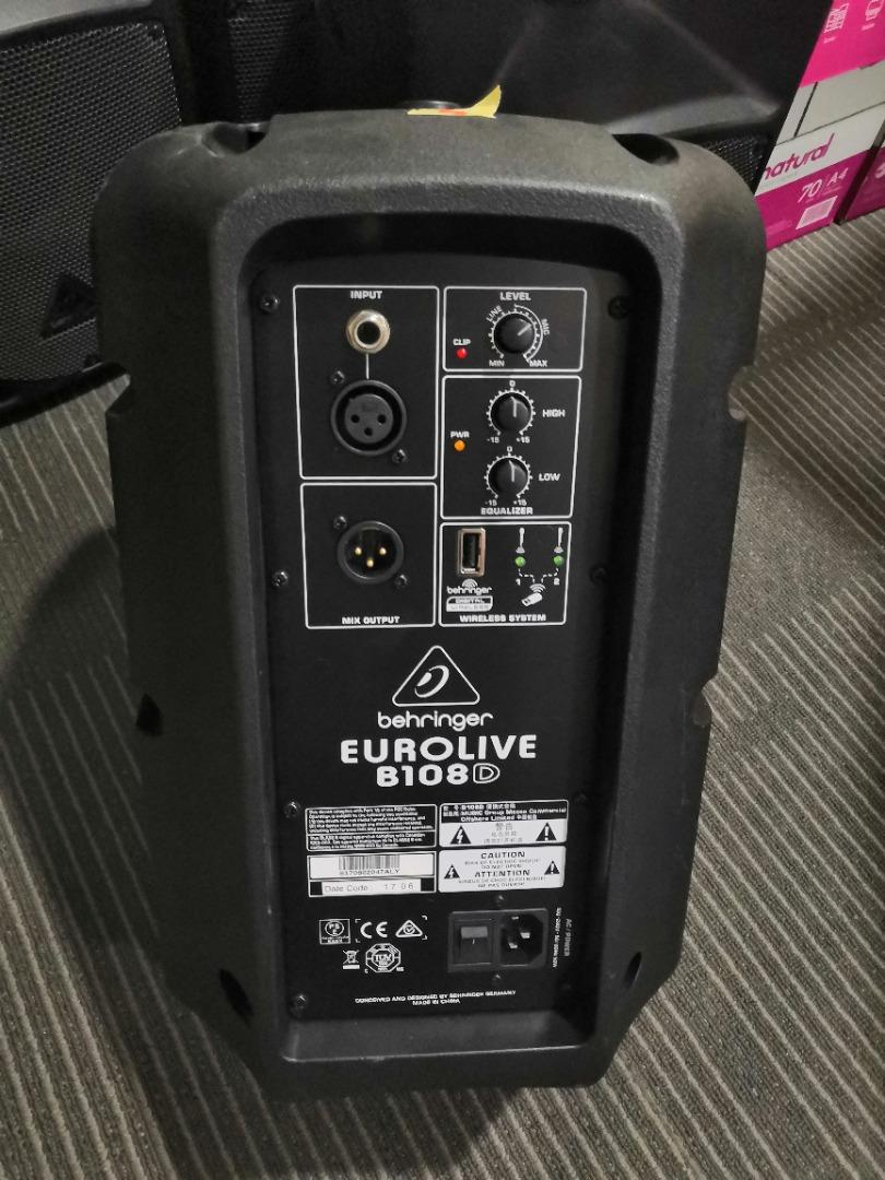 Behringer B108D Eurolive Pro Powered Speaker 8