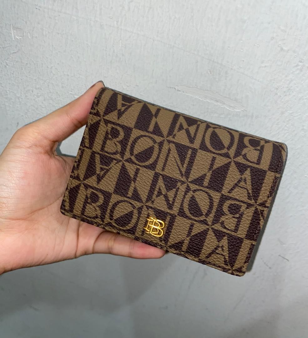 Lydia Monogram 3 Fold Short Wallet – BONIA International