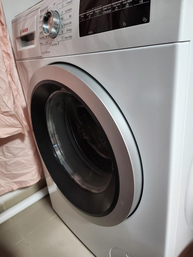 BOSCH 9KG, FRONT LOADER WASHING MACHINE, TV & Home Appliances, Washing