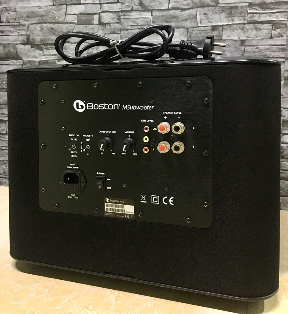 Boston Acoustic MSubwoofer, Audio, Soundbars, Speakers & Amplifiers on ...