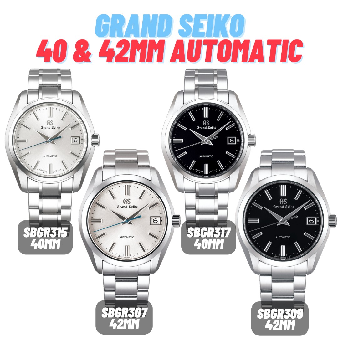 Brand New Grand Seiko Heritage Collection Automatic 40mm SBGR315 SBGR317 &  42mm SBGR307 SBGR309, Luxury, Watches on Carousell