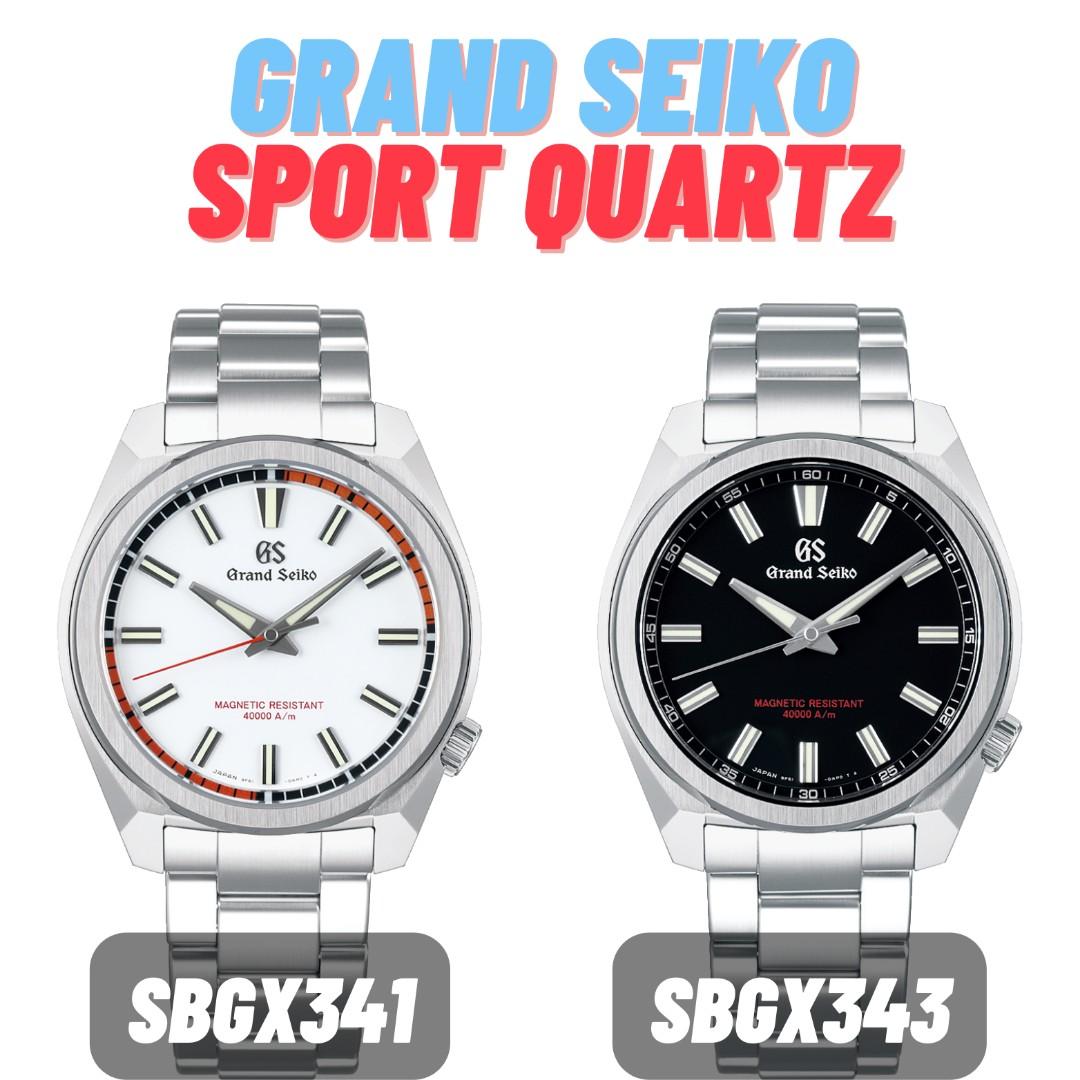Brand New Grand Seiko Sport Collection 9F Quartz SBGX341 SBGX343, Luxury,  Watches on Carousell