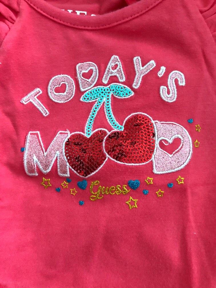 Branded Guess baby girl top pink child kids, Babies & Kids, Babies