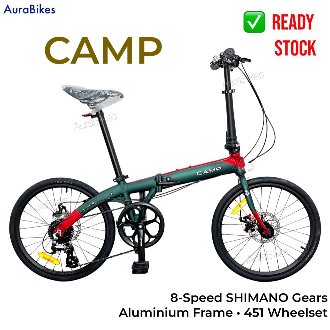 Camp 26 alloy folding mountain bike clearance