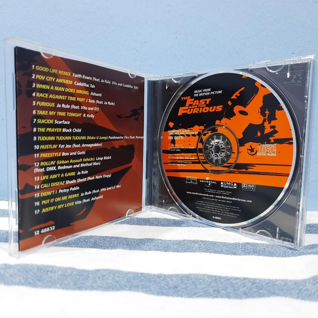 (CD) The Fast And The Furious (Original Motion Picture Soundtrack ...