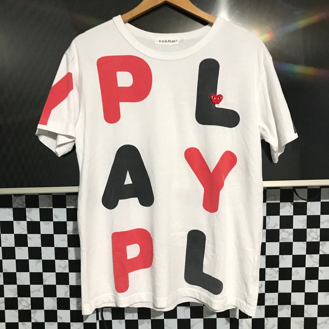 COMME DES GARCONS CDG PLAY Tshirt, Men's Fashion, Tops & Sets, Tshirts