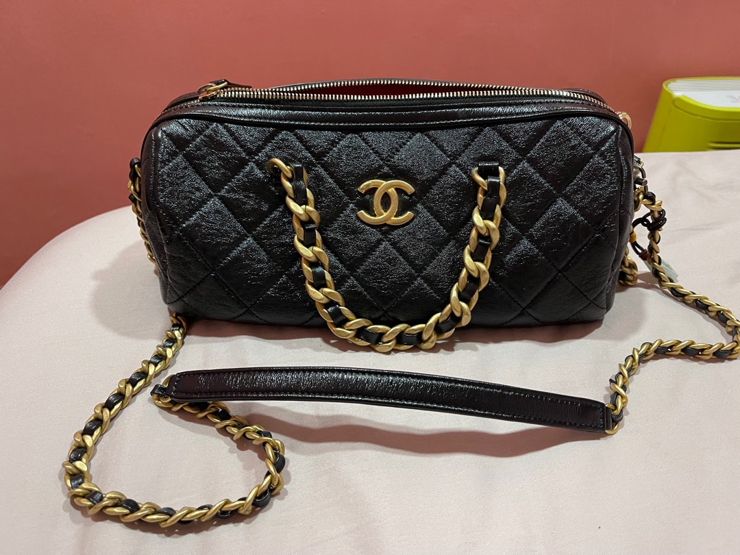 Chanel Bowling Bag 20a Women s Fashion Bags Wallets Shoulder
