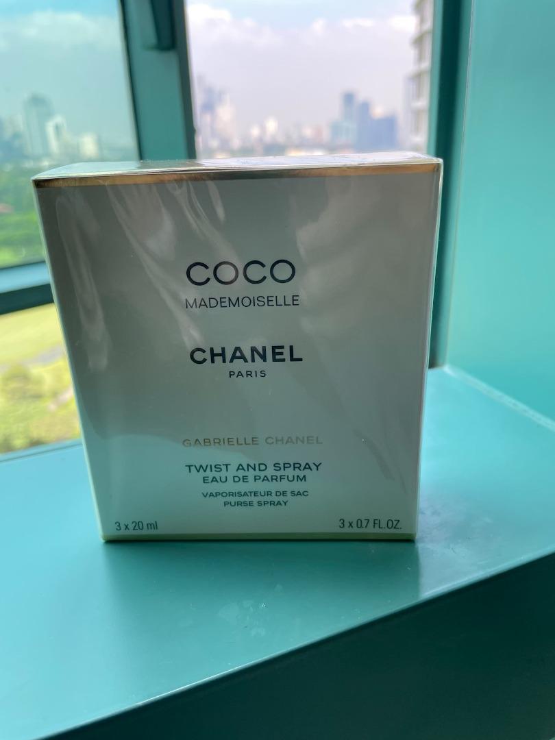 CHANEL COCO MADEMOISELLE Eau de Parfum Twist and Spray 3 x 20 ml, Kesehatan  & Kecantikan, Parfum, Kuku & Lainnya di Carousell