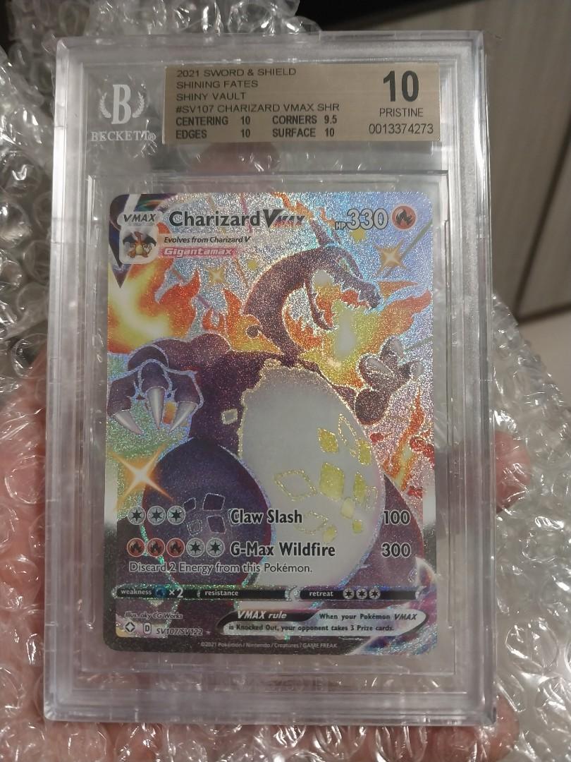 Charizard Vmax shining fate BGS 10, Hobbies & Toys, Toys & Games on