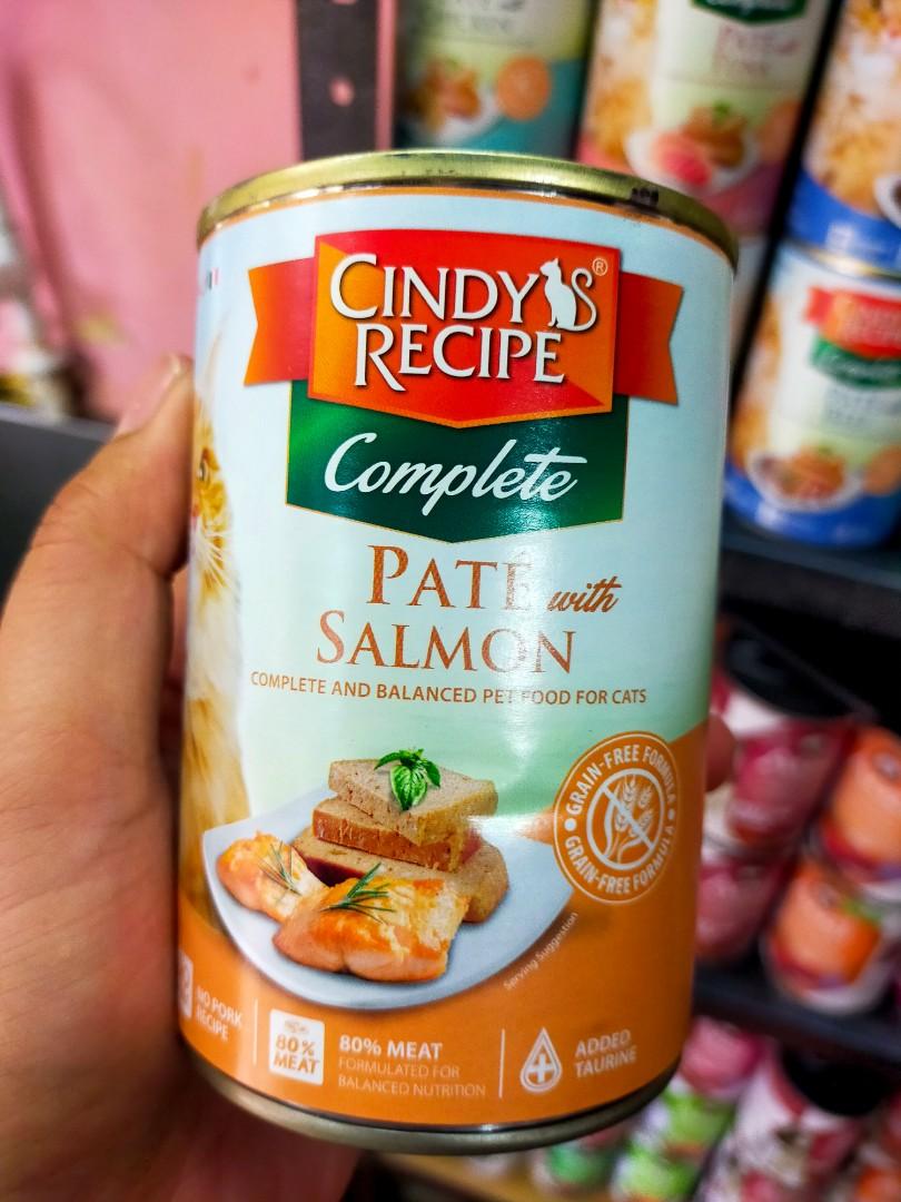 Cindy Recipe Complete 400g (Category: Pet Food) located in Pasig City. Submitted by sandras.petshop (Listing ID 1192905850, Image 2). Description: pate with chicken salmon chicken liver turkey beef tuna.