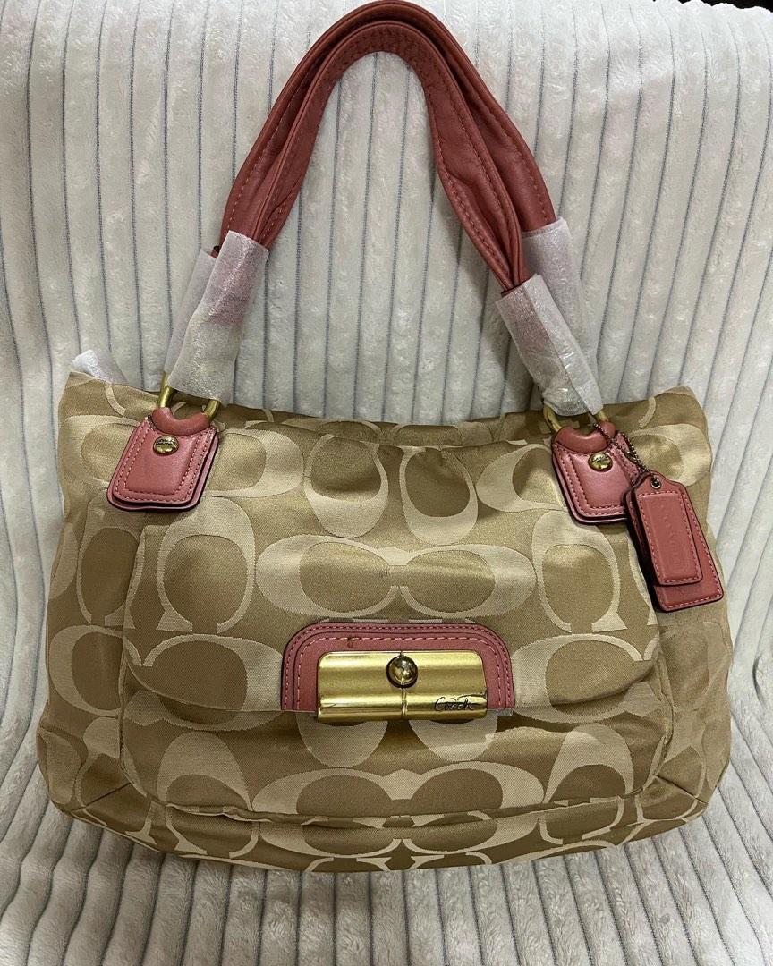 Coach Bag_Calasic Beige Preloved, Women's Fashion, Bags & Wallets