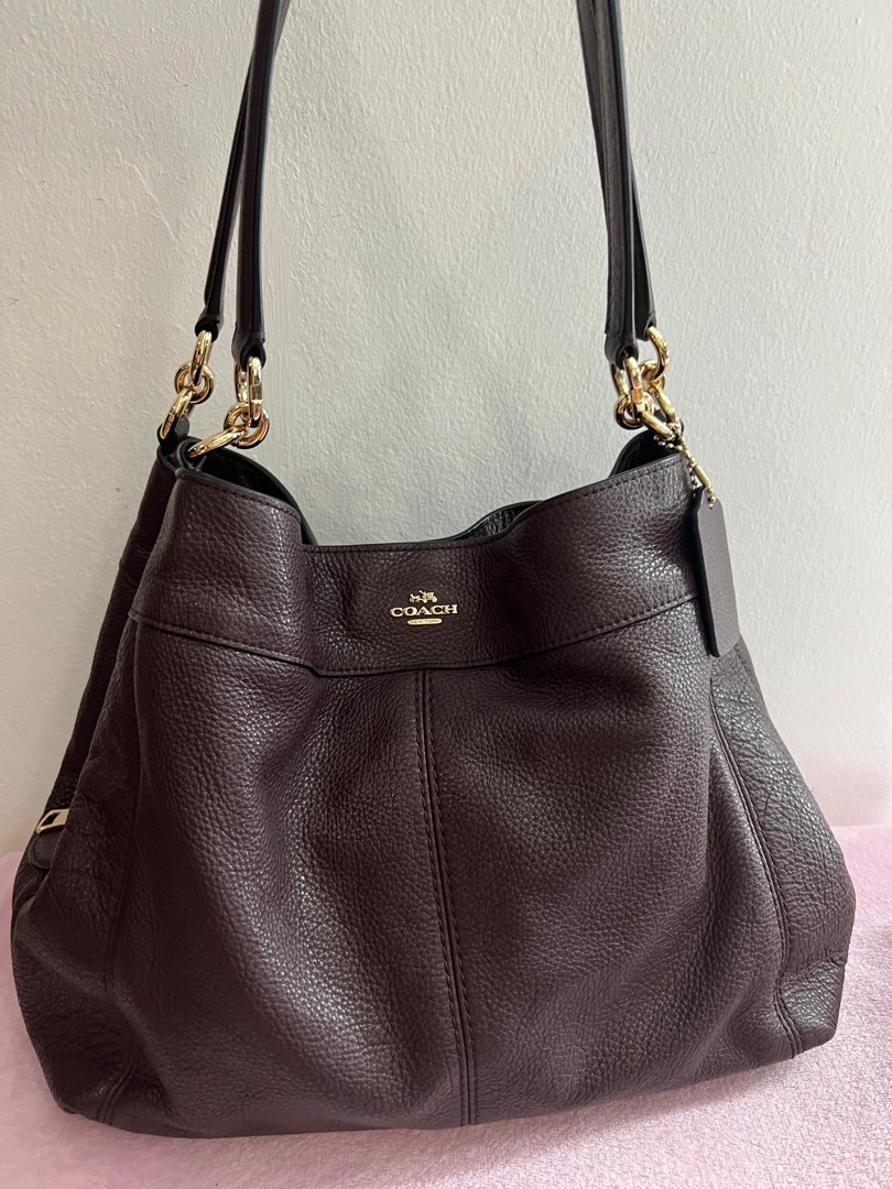 Authentic Coach Lexy Oxblood Women s Fashion Bags Wallets
