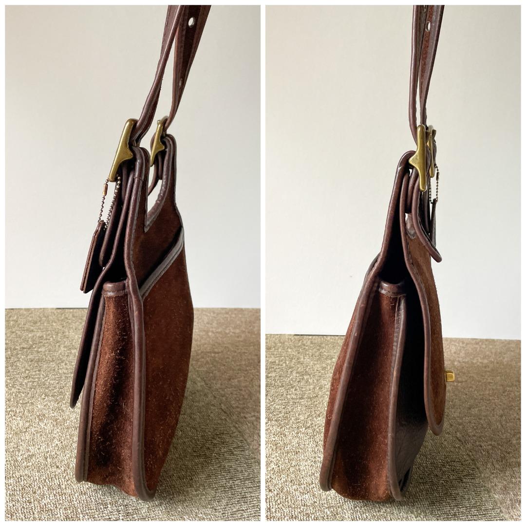 Rare Vintage Coach Berkeley Saddle like crescent Reverse Leather sling  crossbody mahogany brown or handbag, Women's Fashion, Bags & Wallets,  Cross-body Bags on Carousell