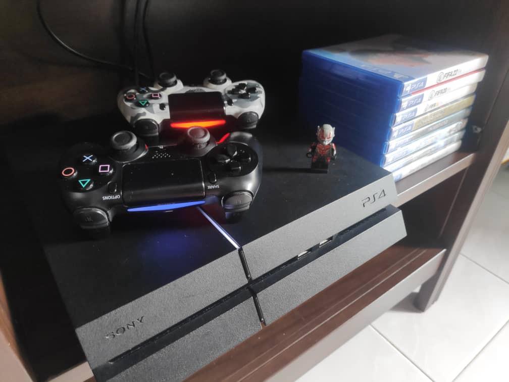 Combo set PS4 Fat Sony Bravia 40c Video Gaming Video Game