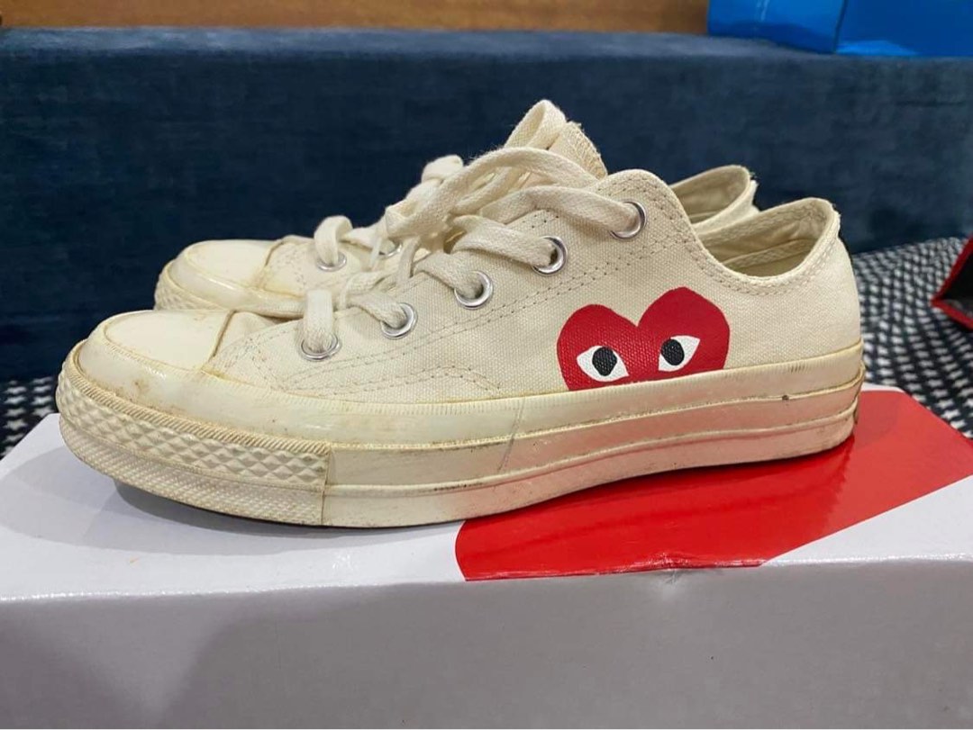 Converse CDG, Women's Fashion, Footwear, Sneakers on Carousell