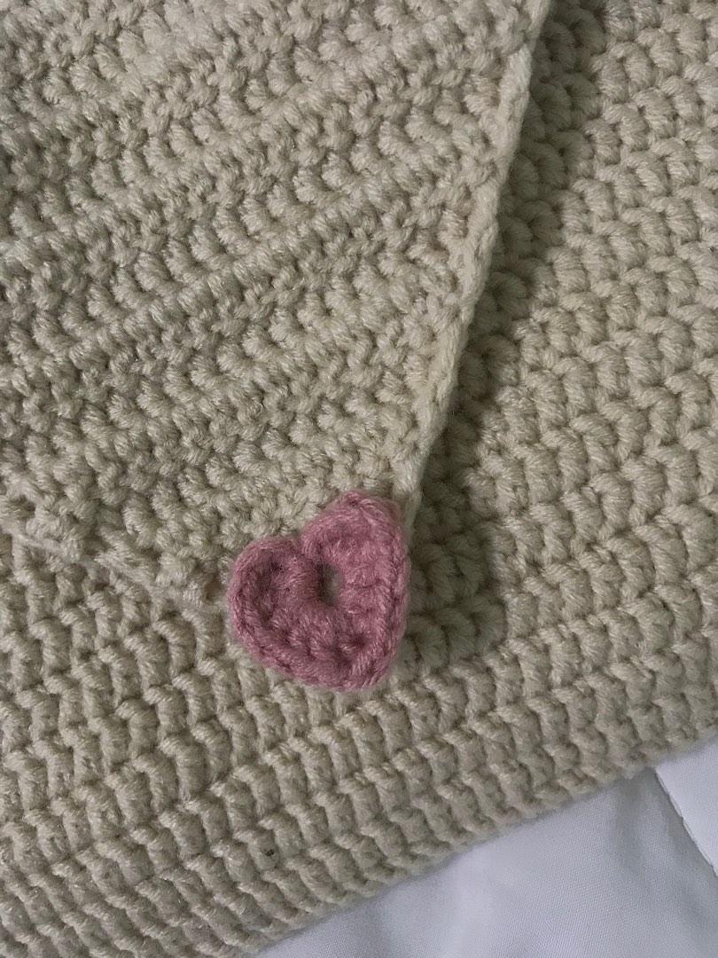 Custom Love Letter Book Sleeve Cover Heart Shape Crochet, Hobbies