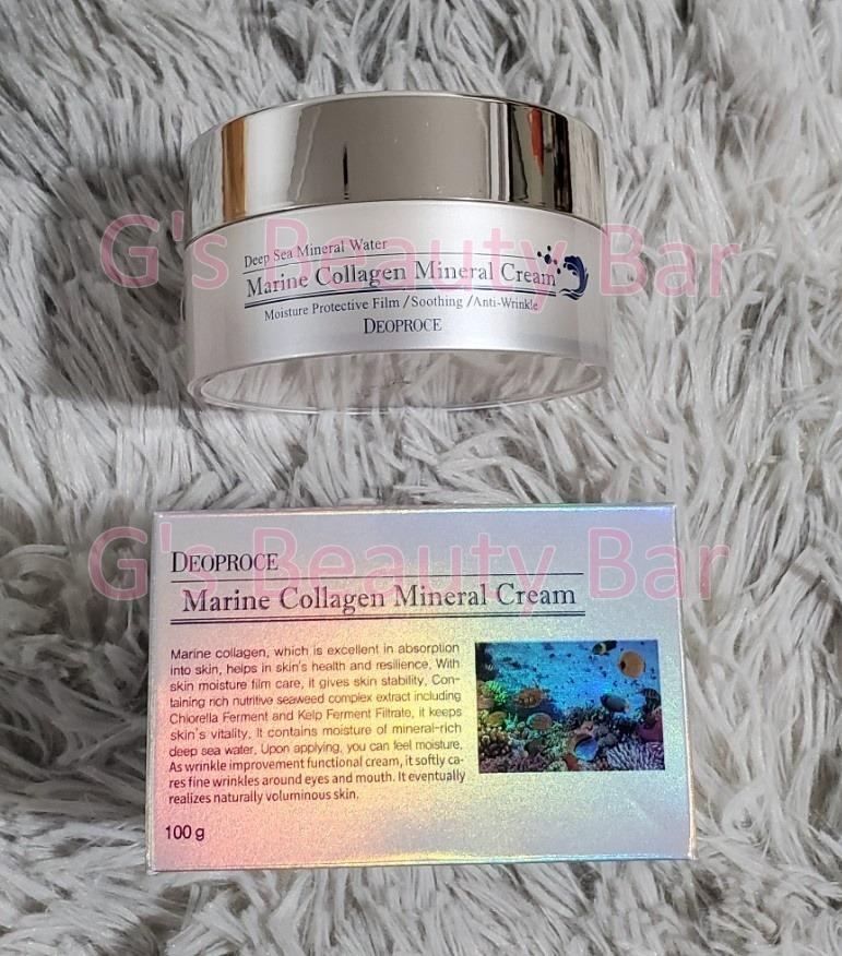 DEOPROCE Marine Collagen Mineral Cream 100g - Authentic Korean Skincare ...