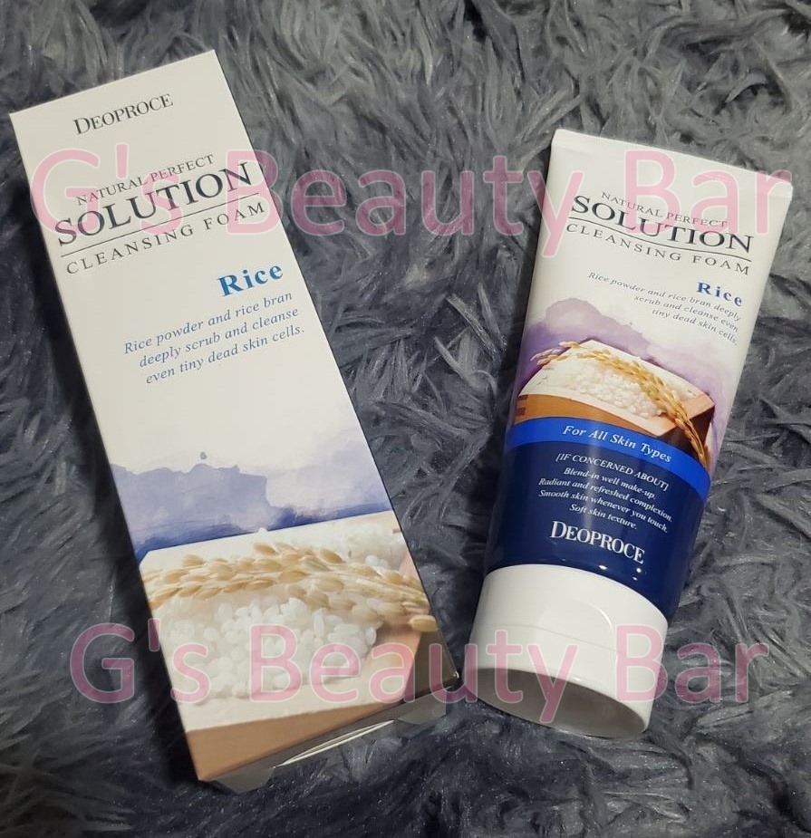 Deoproce Natural Perfect Solution Cleansing Foam Rice 170g - Authentic ...