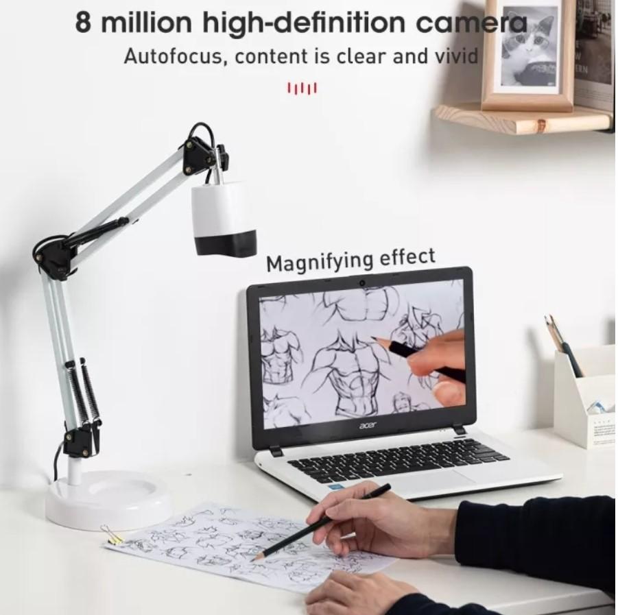 Document Camera 8mp HD Resolution Overhead cam Projector Visualizer