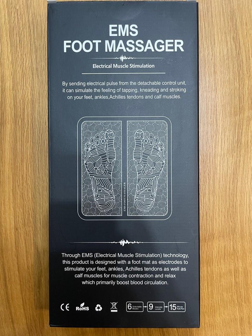 EMS Foot Massager (USB charging, 8 mode 19 intensity level with Remote