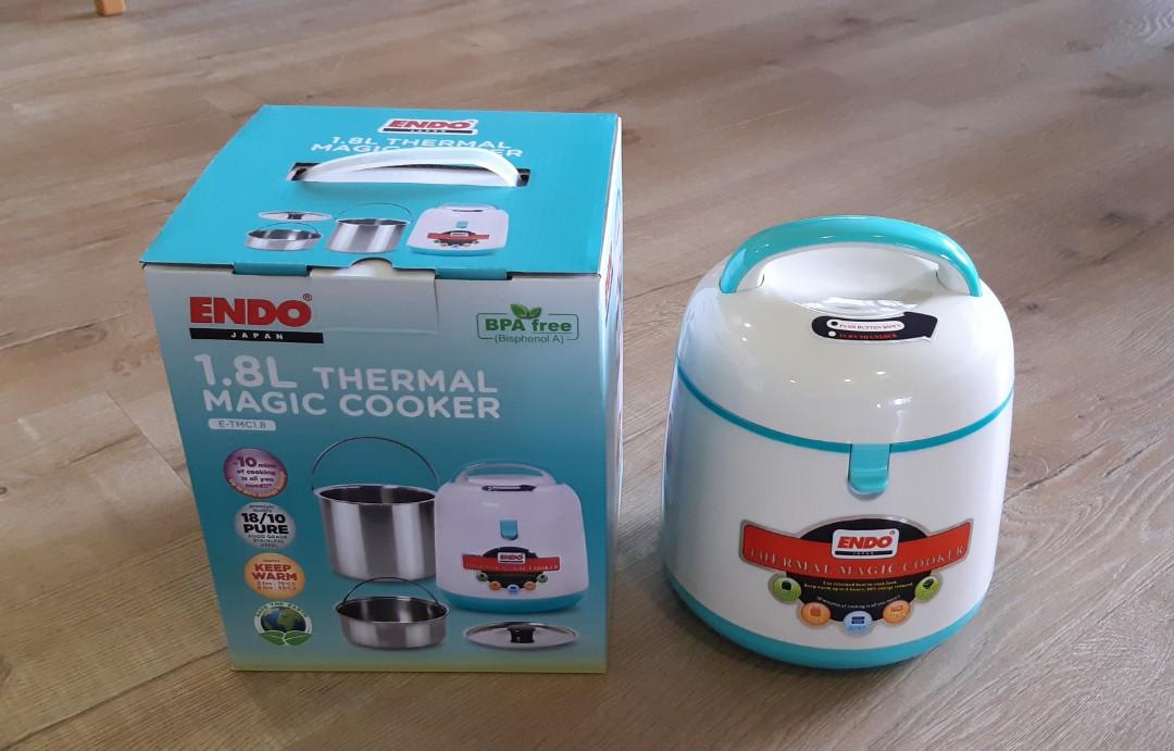 ENDO 1.8L Thermal Magic Cooker ☆ ENDO Cooker ☆ Thermal Pot ☆ ENDO Pot, Furniture & Home Living
