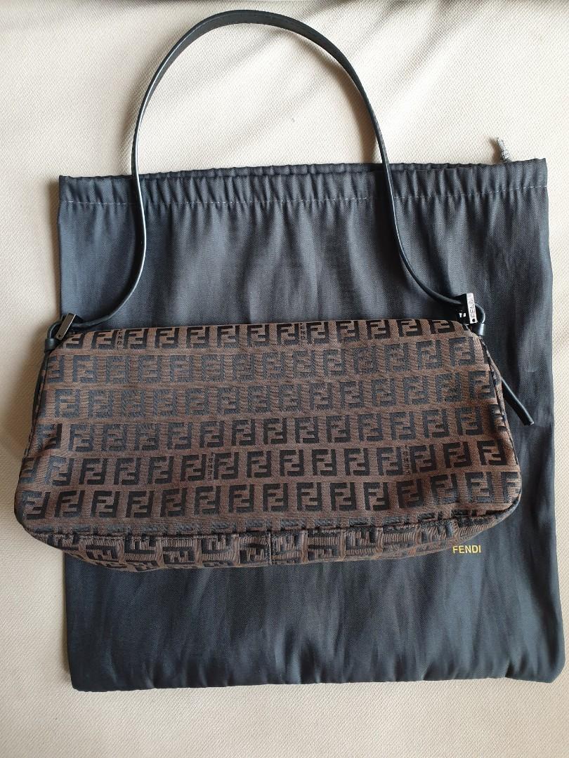 Fendi monogram baguette bag best sale
