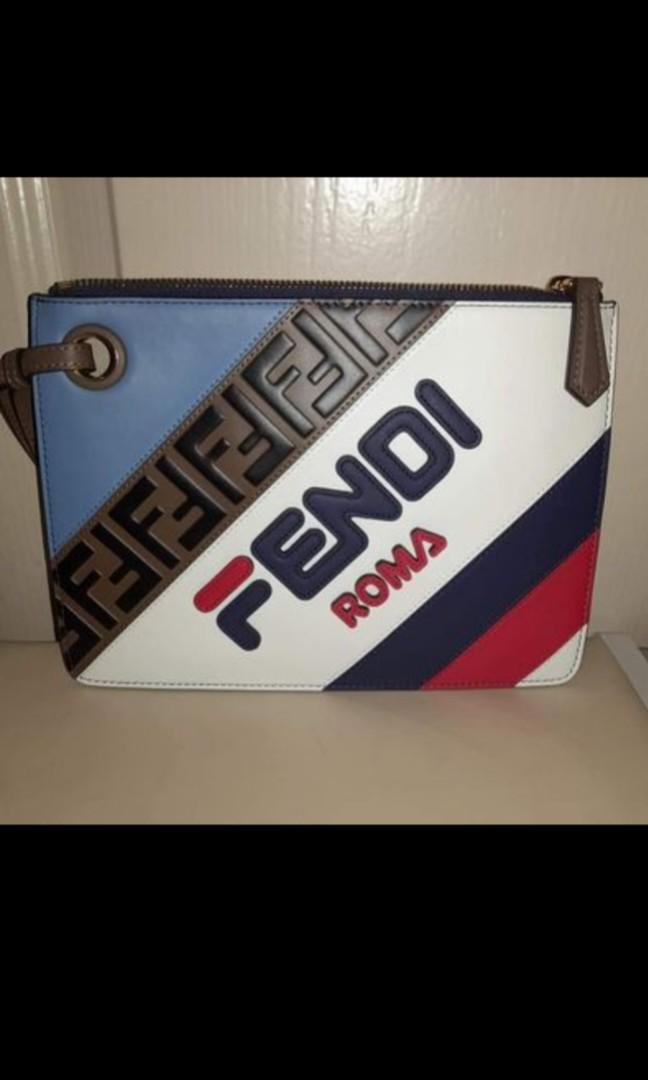 Fendi best sale fila clutch