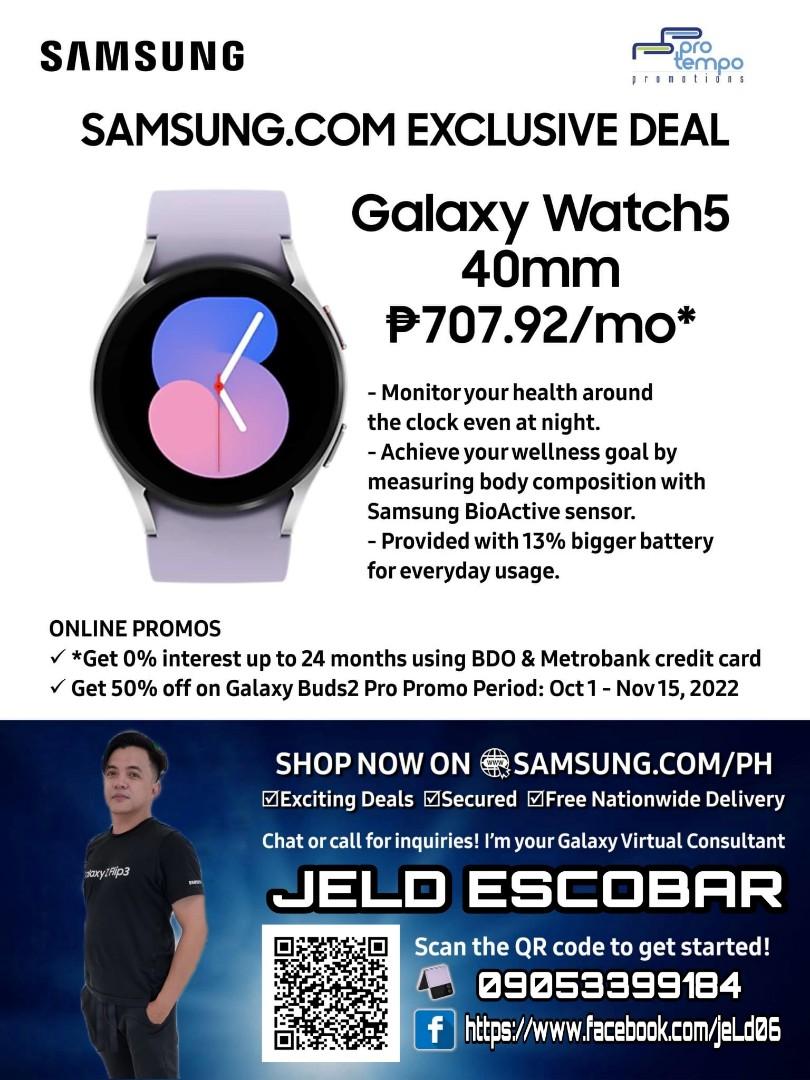 Samsung galaxy watch promotion code store