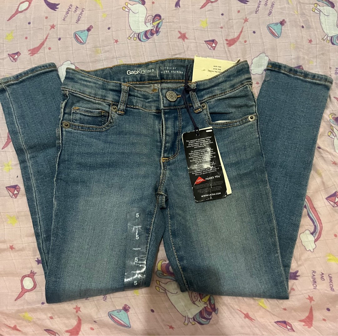 Gap high stretch super skinny, Babies & Kids, Babies & Kids Fashion on