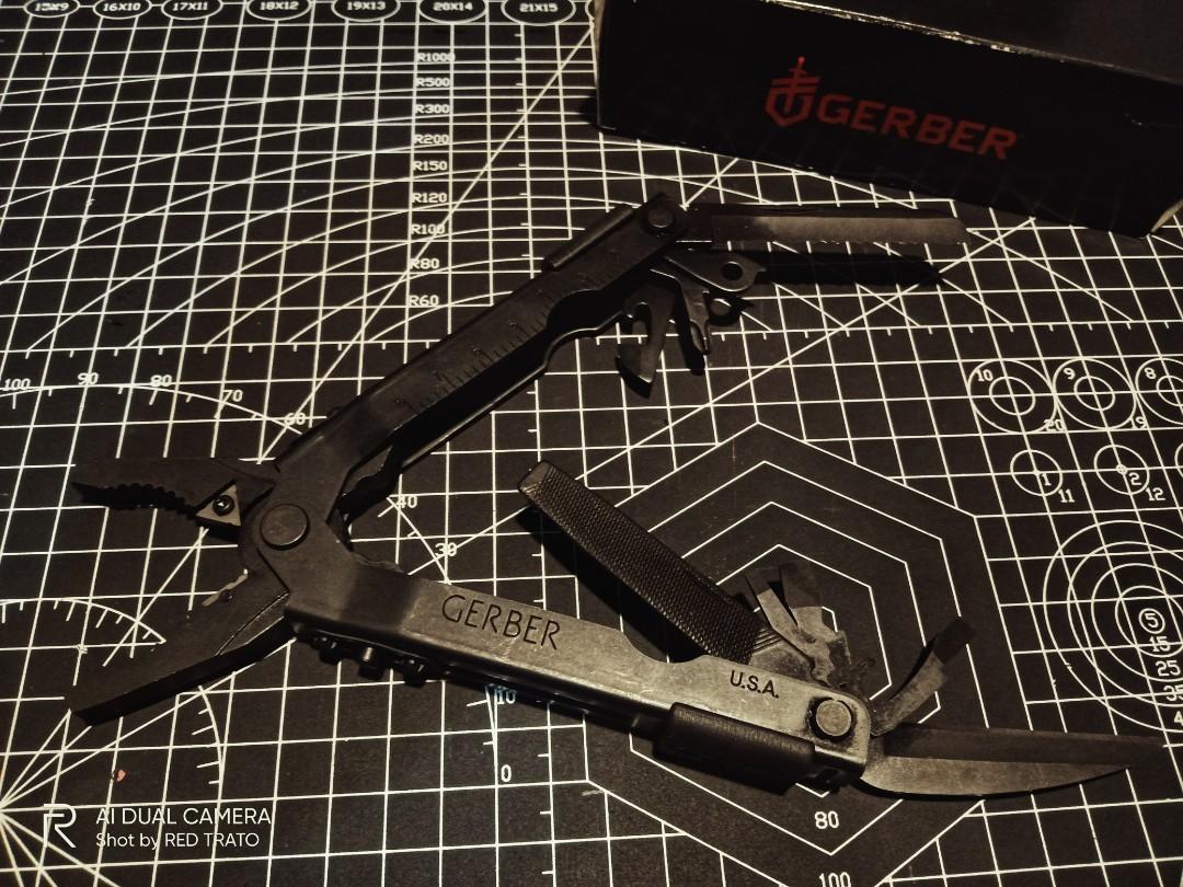 ORIGINAL GERBER MP600 USA Multi tool blunt nose black oxide leatherman