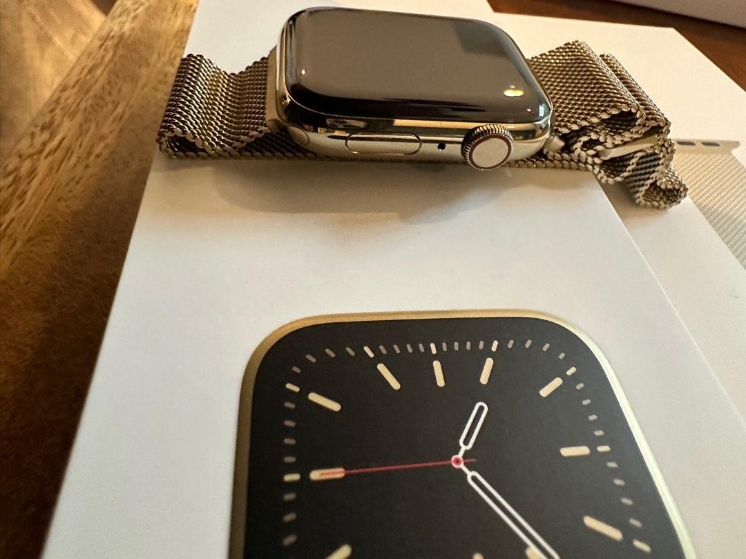 Apple watch 6 gold stainless 2025 steel